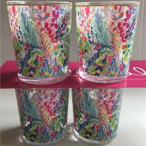 Set of four Lilly Pulitzer Drinking Glasses